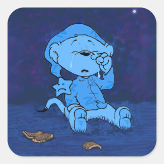 Ferald Feeling Blue Square Sticker