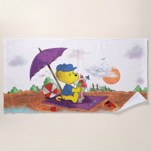 Ferald | Ice-Cream Beach Delight Towel (Front)
