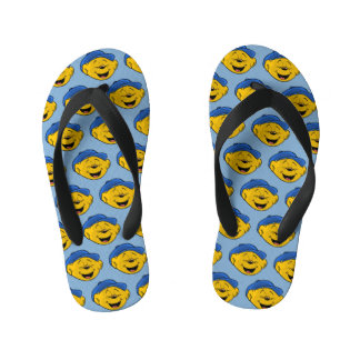 Ferald Laughing Emoji  Kid's Flip Flops