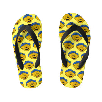 Ferald Laughing Emoji  Kid's Flip Flops