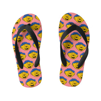 Ferald Laughing Emoji  Kid's Flip Flops