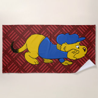 Ferald On The Prowl Beach Towel