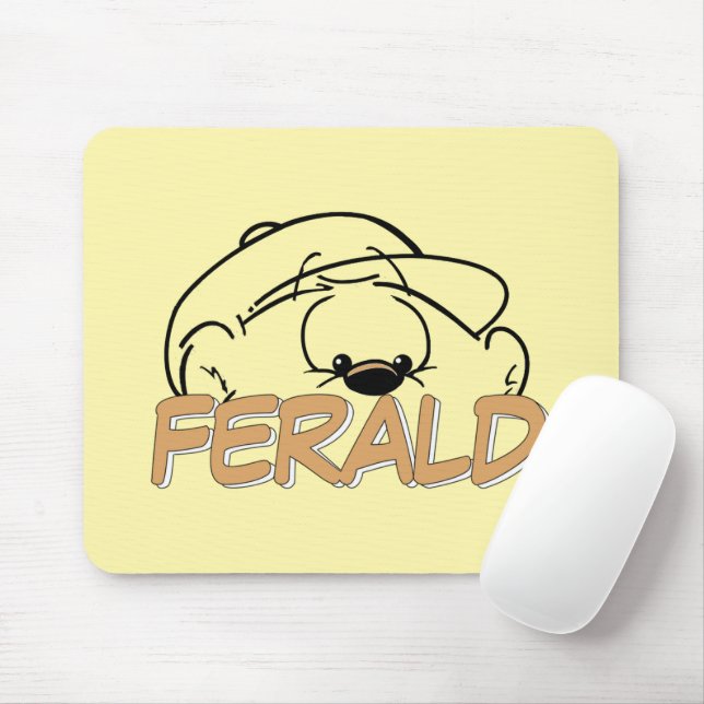 Ferald Peeking   Mouse Pad (With Mouse)