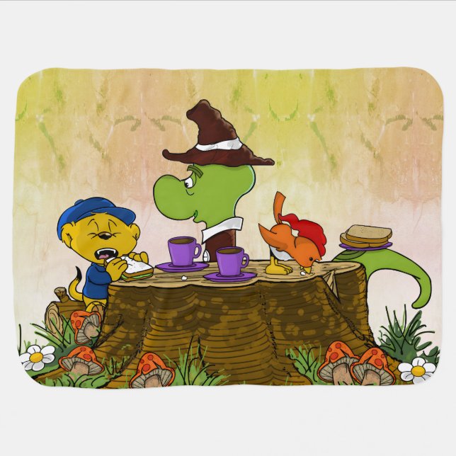 Ferald Picture Book Baby Blanket (Horizontal)