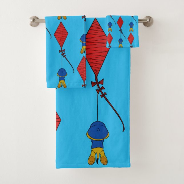 Ferald Picture Book Bath Towel Set (Insitu)