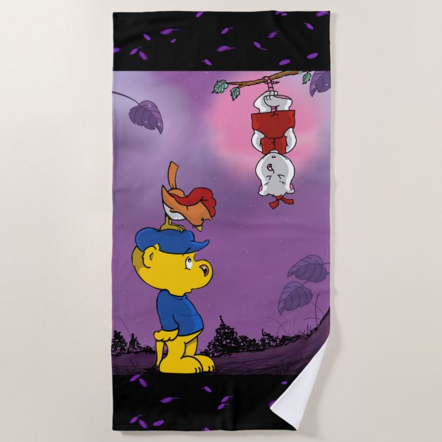 Ferald Picture Book  Beach Towel (Front)