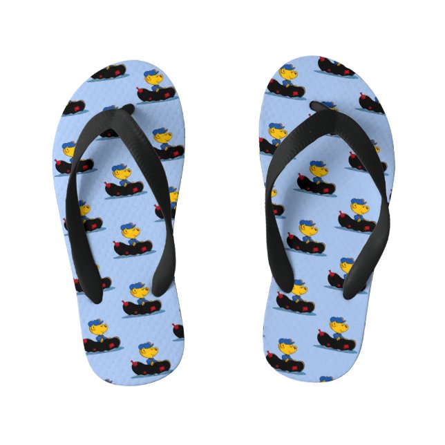 Ferald Picture Book Kid's Flip Flops (Footbed)