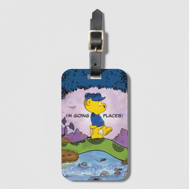 Ferald Picture Book  Luggage Tag (Front Vertical)