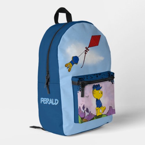 Ferald Picture Book Printed Backpack