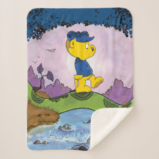Ferald Picture Book Sherpa Blanket
