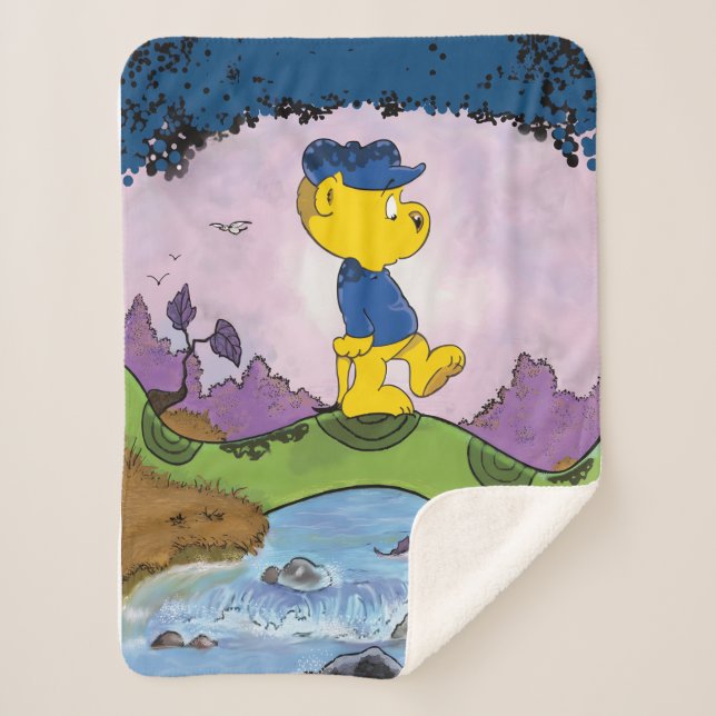 Ferald Picture Book  Sherpa Blanket (Front)