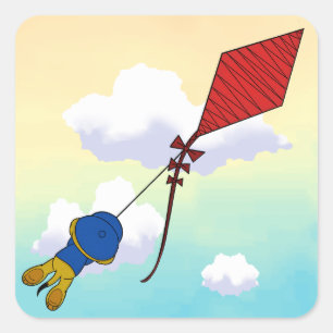 Ferald Picture Book Square Sticker