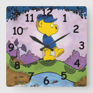 Ferald Picture Book  Square Wall Clock