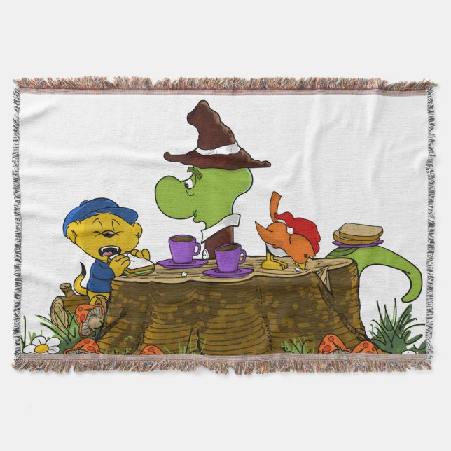 Ferald Picture Book  Throw Blanket (Front)