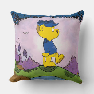 Ferald Picture Book  Throw Pillow