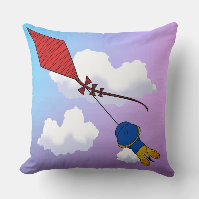 Ferald Picture Book  Throw Pillow (Front)