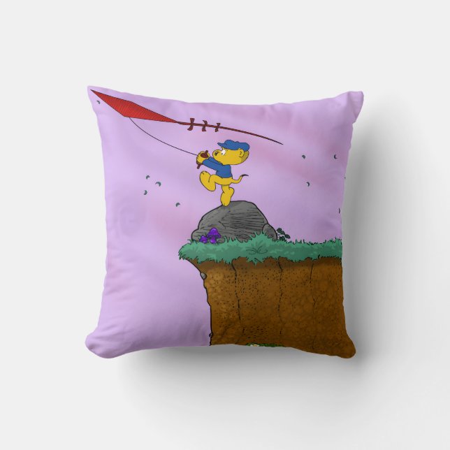 Ferald Picture Book  Throw Pillow (Front)