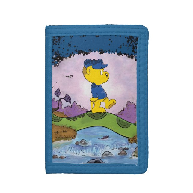 Ferald Picture Book  Trifold Wallet (Front Vertical)