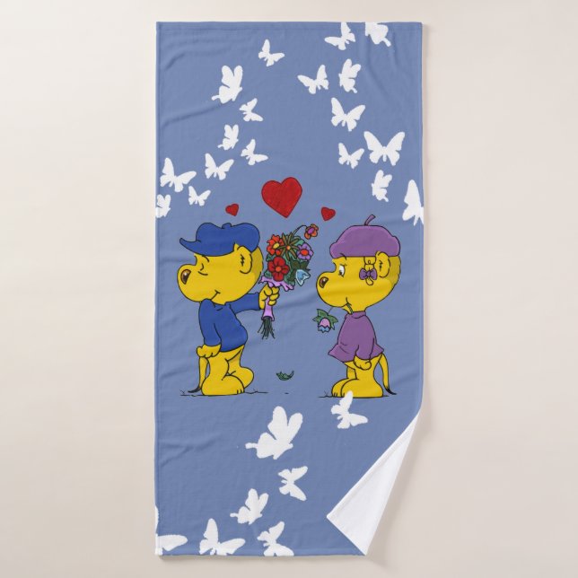 Ferald & Sahsha Ferret Bath Towel Set (Bath Towel)