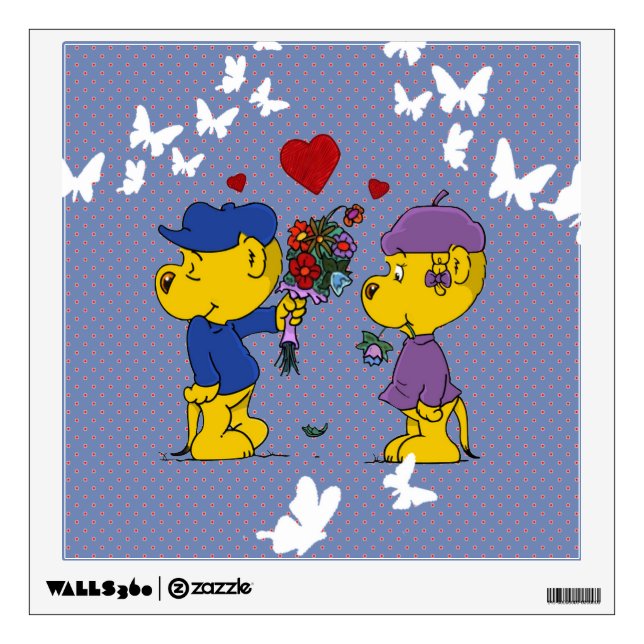 Ferald & Sahsha Ferret Wall Decal (Front)