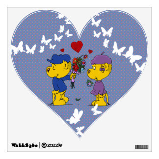 Ferald & Sahsha Ferret Wall Sticker