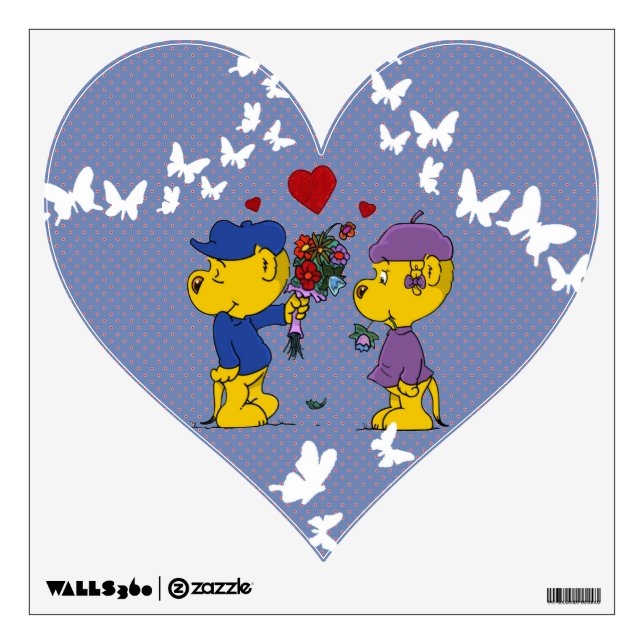 Ferald & Sahsha Ferret Wall Sticker (Front)