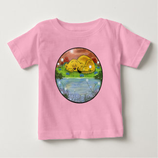 Ferald Sleeping By The Sunflowers Baby T-Shirt
