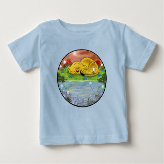Ferald Sleeping By The Sunflowers Baby T-Shirt