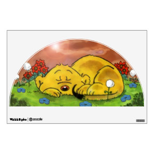Ferald Sleeping By The Sunflowers Wall Sticker