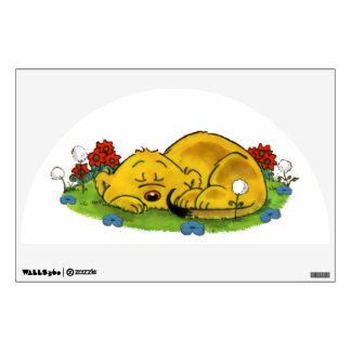 Ferald Sleeping By The Sunflowers Wall Sticker
