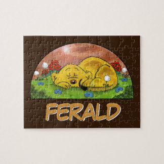 Ferald | Sleeping Ferret Jigsaw Puzzle