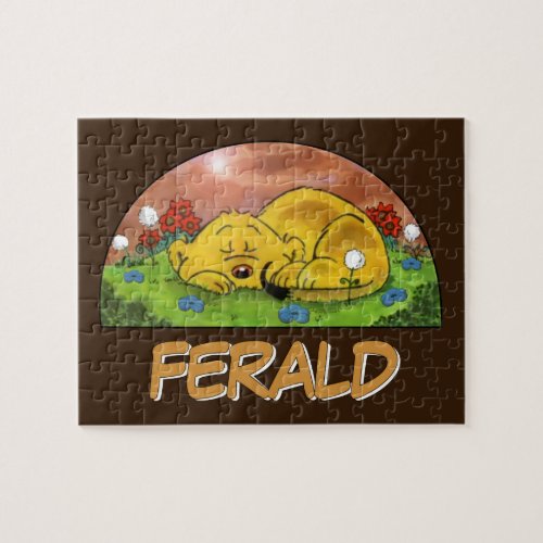 Ferald  Sleeping Ferret Jigsaw Puzzle