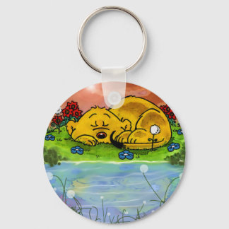 Ferald | Sleeping Ferret Keychain
