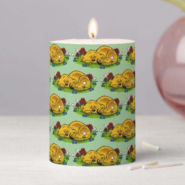 Ferald Sleeping Pillar Candle (In Situ)