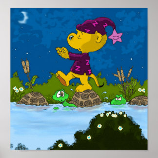 Ferald Sleepwalking Upon A Pond Poster