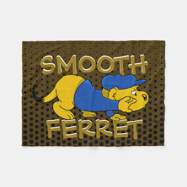 Ferald | Smooth Ferret Fleece Blanket (Front (Horizontal))