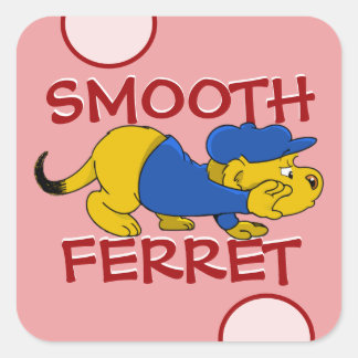 Ferald | Smooth Ferret Square Sticker