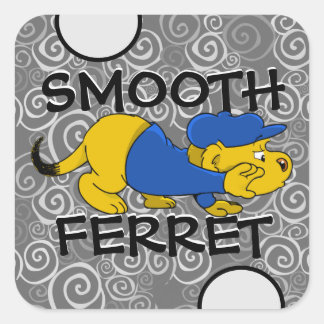 Ferald | Smooth Ferret Square Sticker