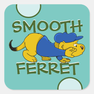 Ferald | Smooth Ferret Square Sticker