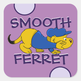 Ferald | Smooth Ferret Square Sticker