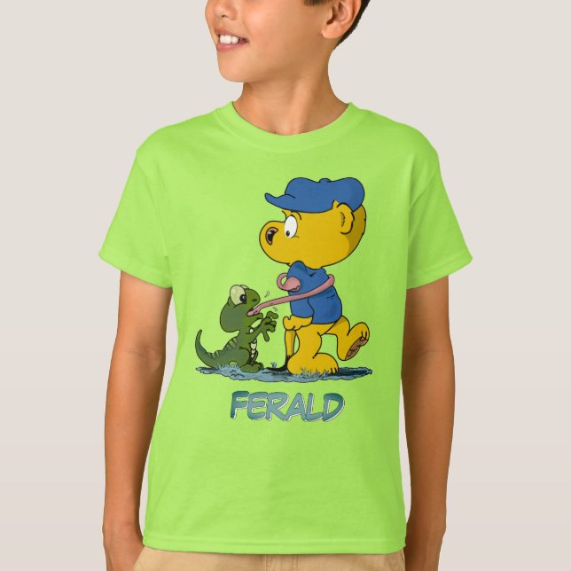 Ferald & The Baby Lizard T-Shirt (Front)