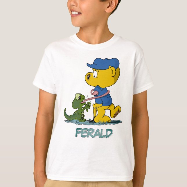 Ferald & The Baby Lizard T-Shirt (Front)