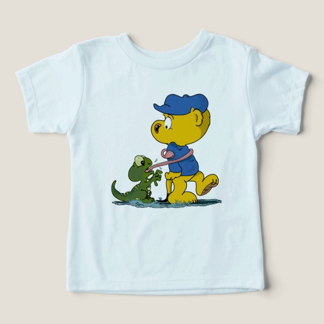 Ferald & The Baby Lizard Toddler T-shirt (Design Front)