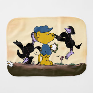 Ferald & The Pesky Crows Baby Burp Cloth