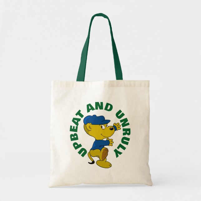 Ferald: Upbeat And Unruly Tote Bag (Front)