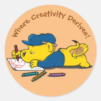 Ferald | Where Creativity Derives! Classic Round S Sticker