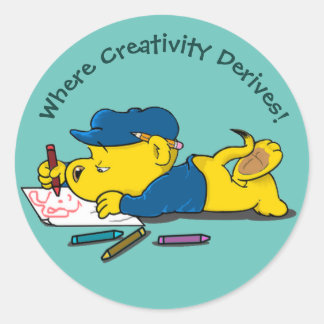 Ferald | Where Creativity Derives! Classic Round Sticker