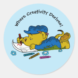 Ferald | Where Creativity Derives! Classic Round Sticker