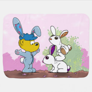 Ferald's Bunny Suit  Baby Blanket