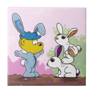 Ferald's Bunny Suit Ceramic Tile